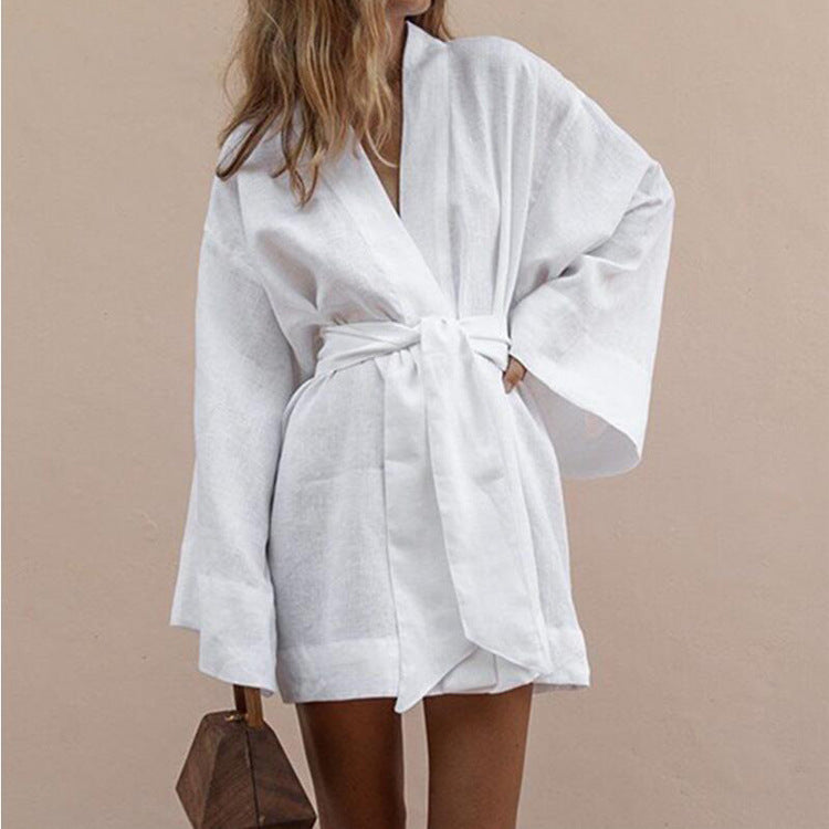 Alice Cotton & Linen Robe