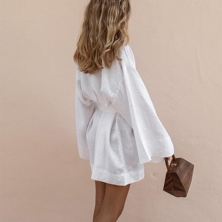 Alice Cotton & Linen Robe