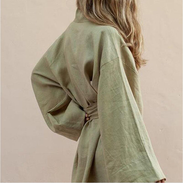 Alice Cotton & Linen Robe