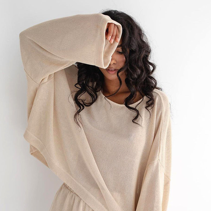 Mia Cotton Linen Top + Shorts Set
