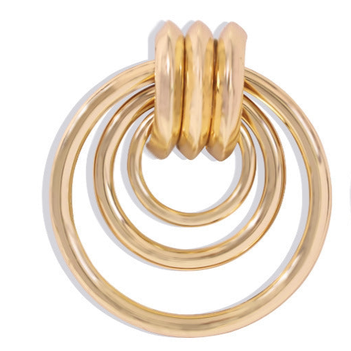 Gold Multi-layer Earrings