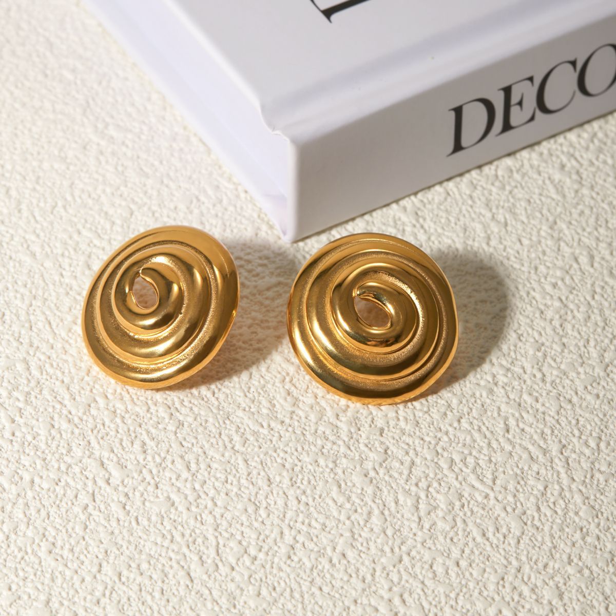 Beach Resort Gold Earrings