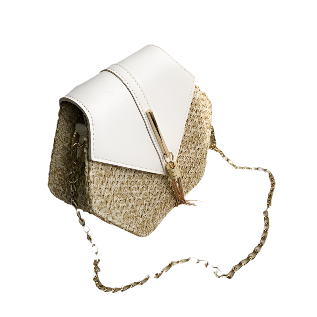 Alma Straw Cross Body Bag