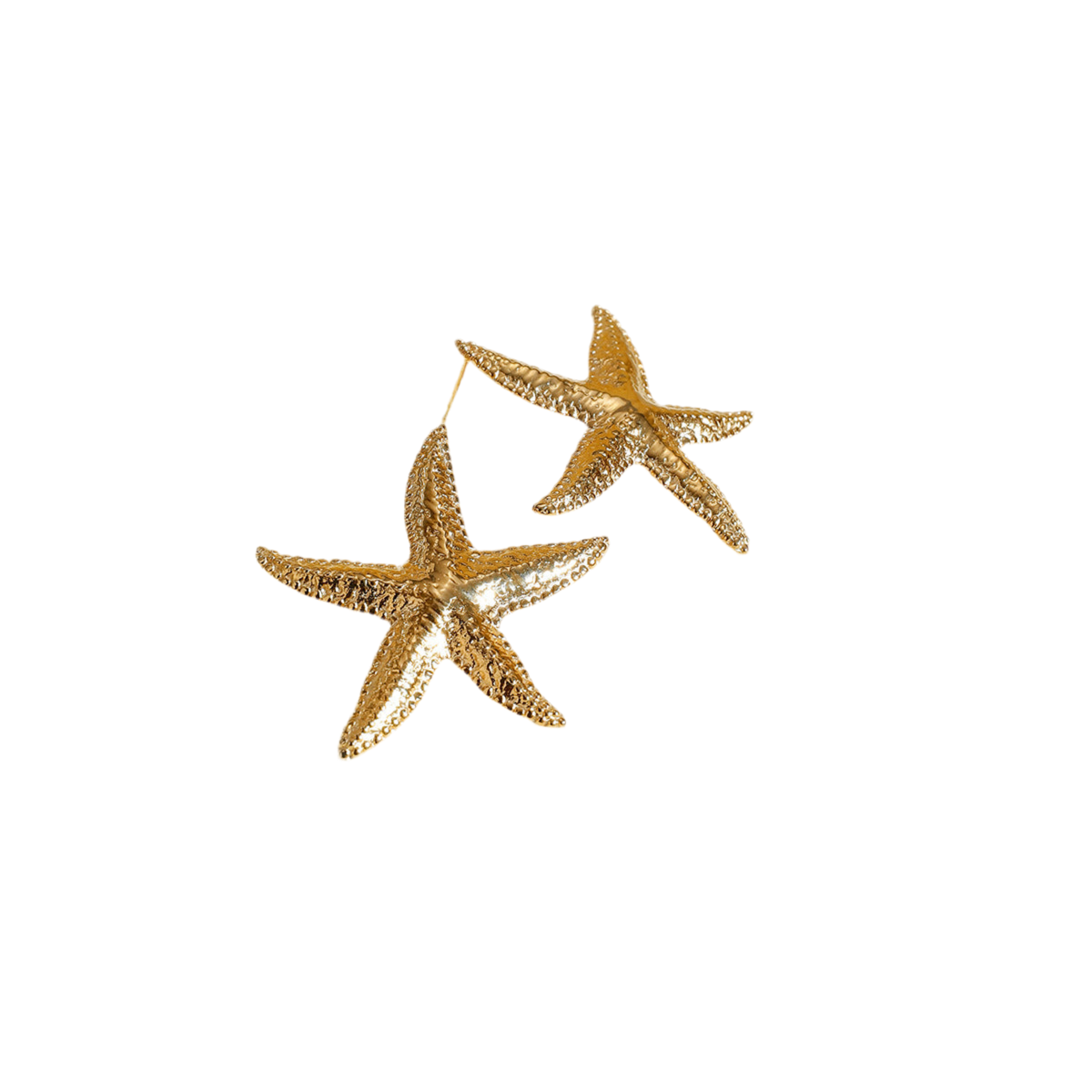 Serene Gold Starfish Earrings