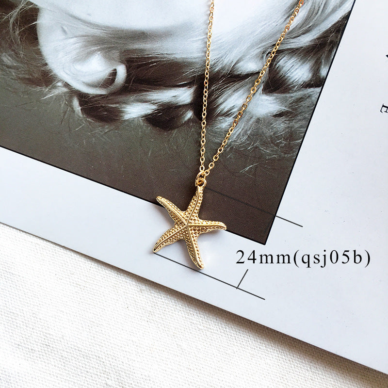 Sea Shell & Starfish Necklace