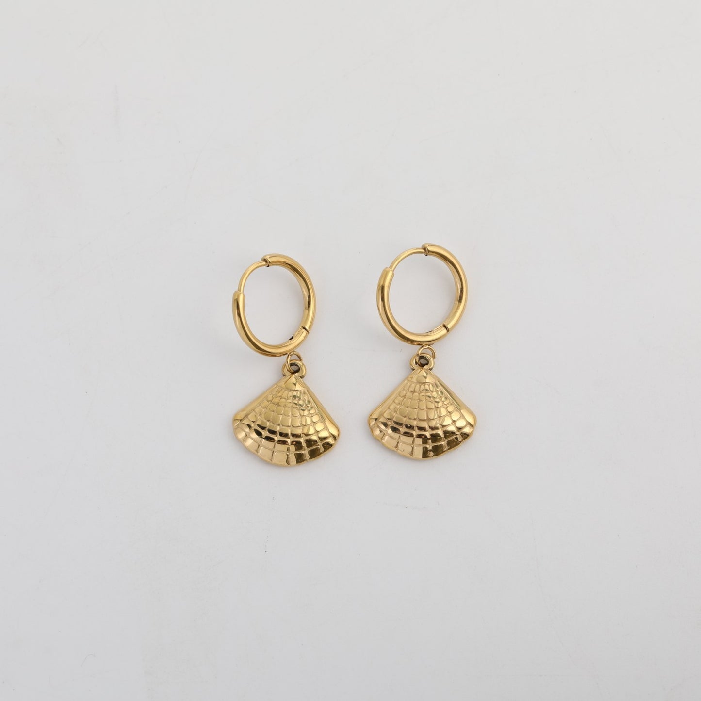 Sea Side Golden Ear Rings