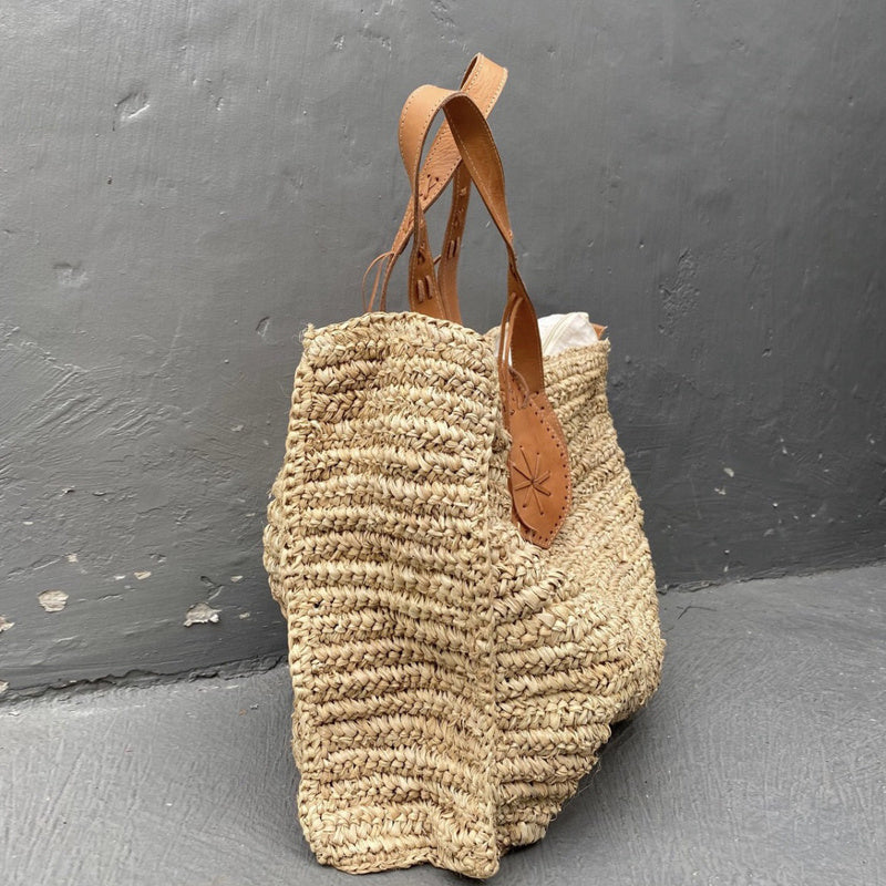 Resort Straw Braided Oversized Beach Bag