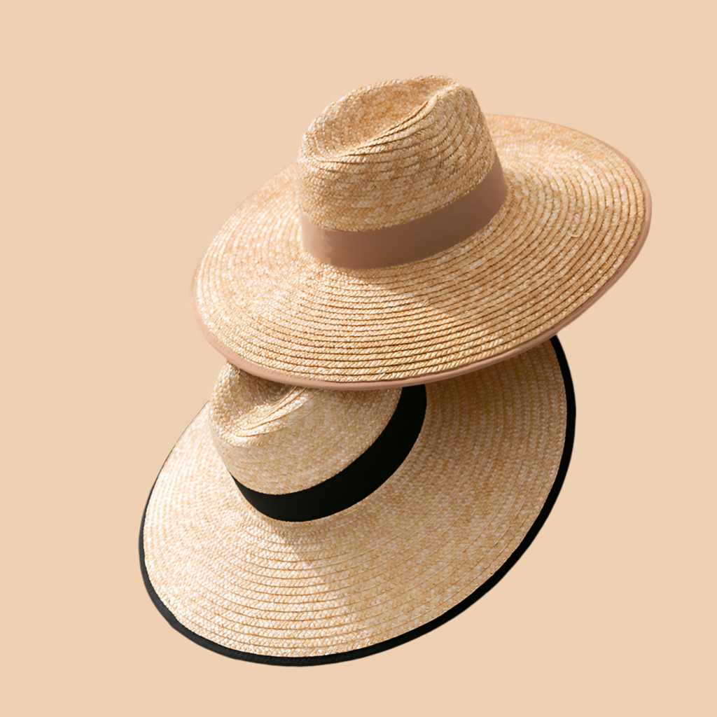 Classic Straw Brim Resort Hat