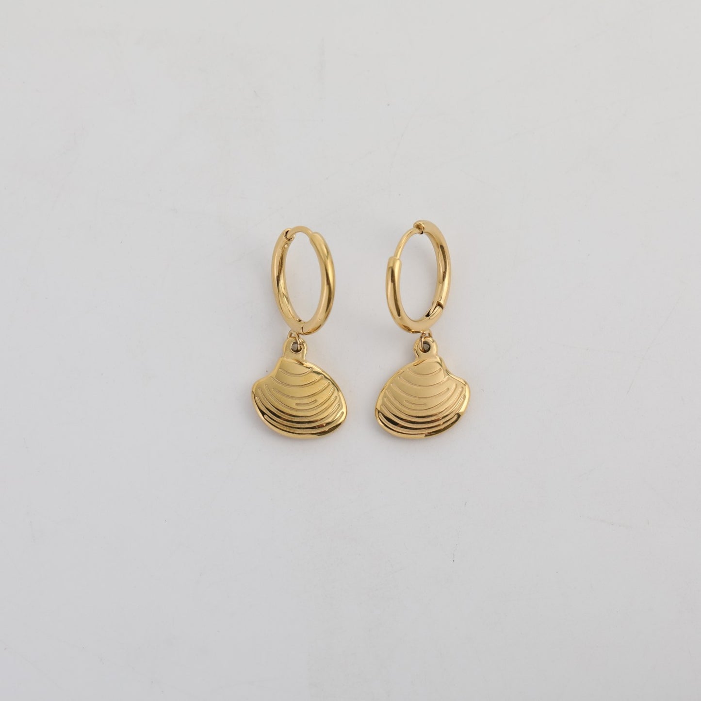 Sea Side Golden Ear Rings