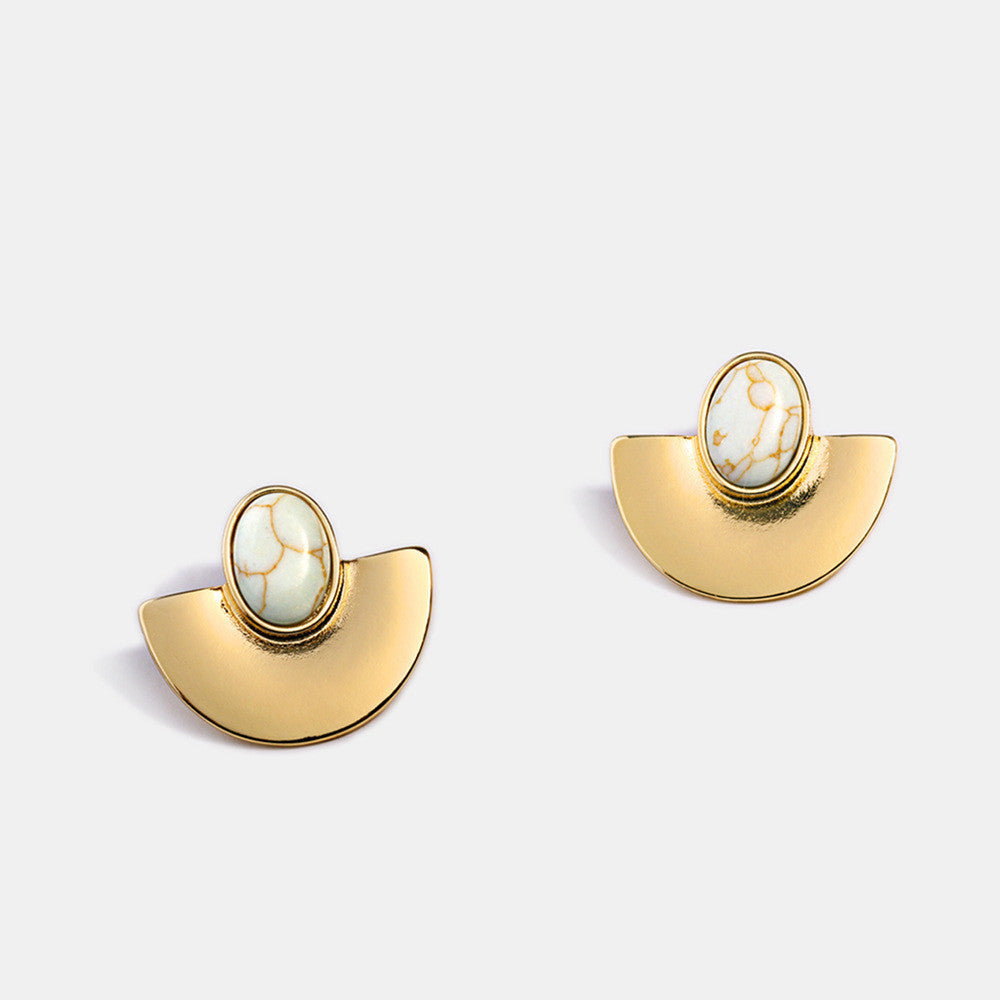June Golden Earrings