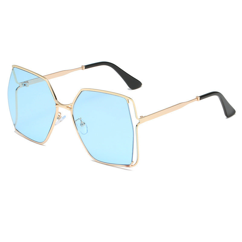 Retro Style Gold Frame Sunglasses