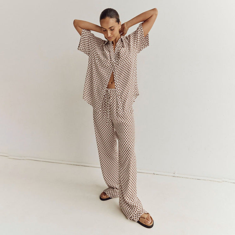 Anya Shirt & Trousers Set