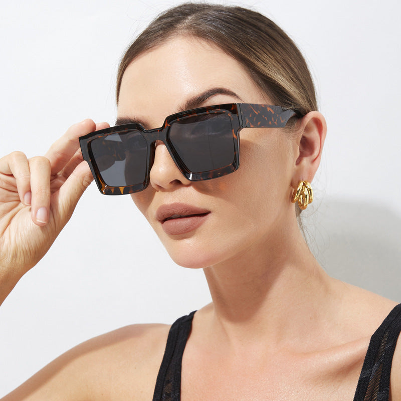 Large Frame Square Sunglasses