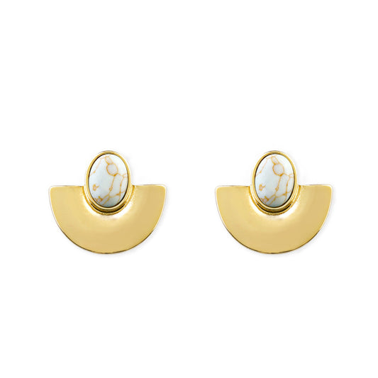 June Golden Earrings