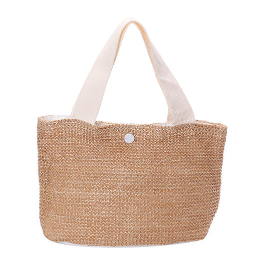 Monte Carlo Woven Beach Bag