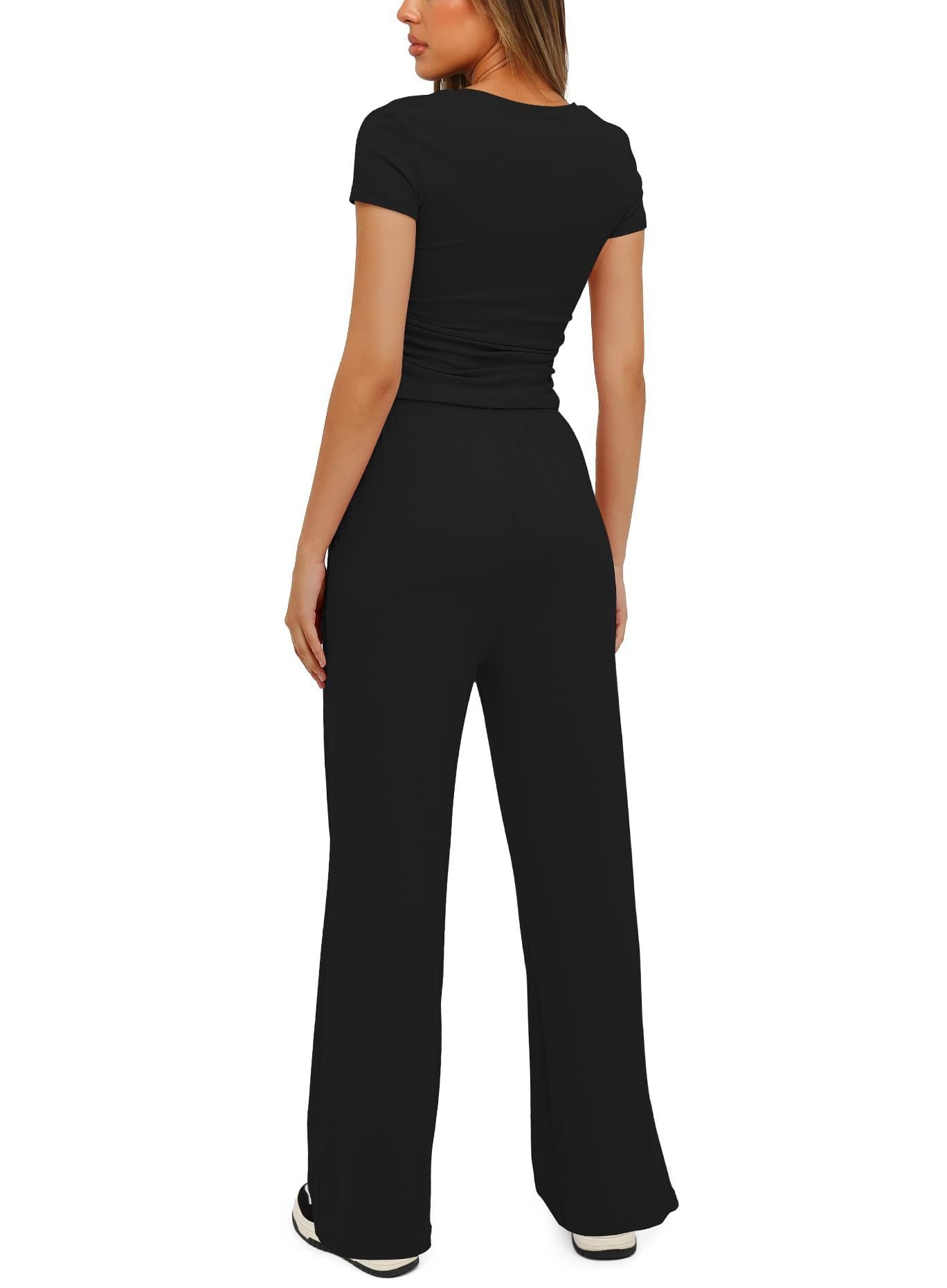 Ina Soft Top And Wide Leg Trousers