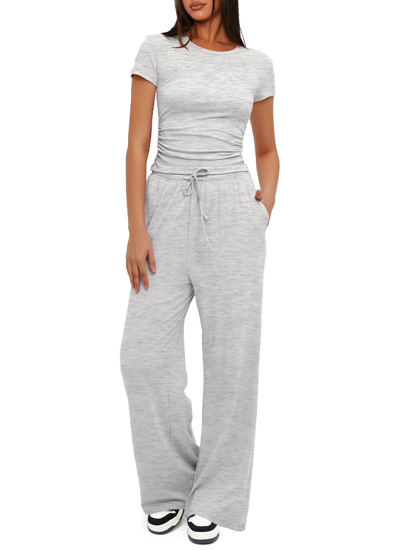 Ina Soft Top And Wide Leg Trousers