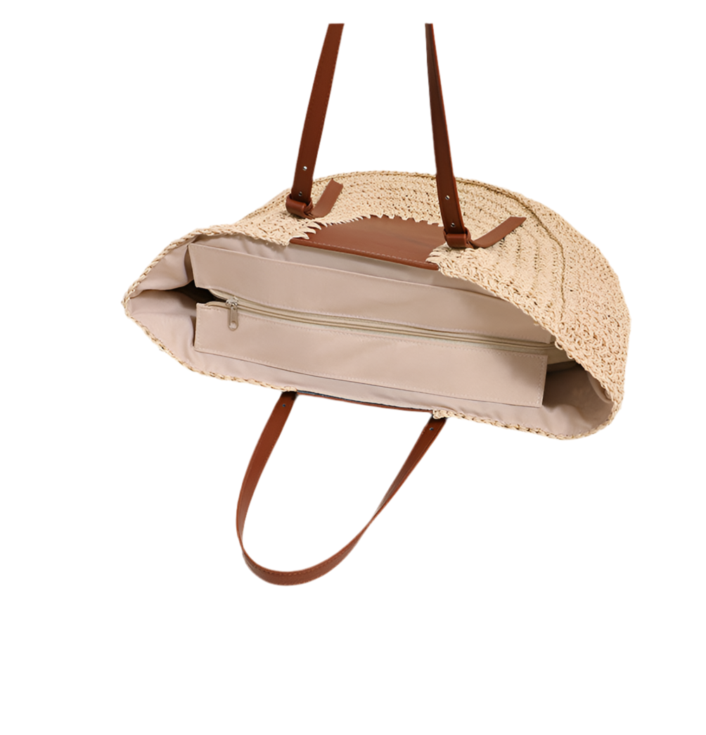 French Riviera Large Straw Bag