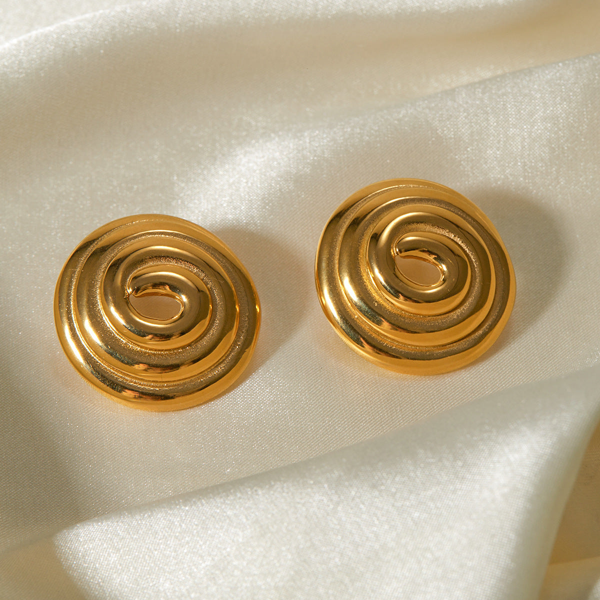 Beach Resort Gold Earrings
