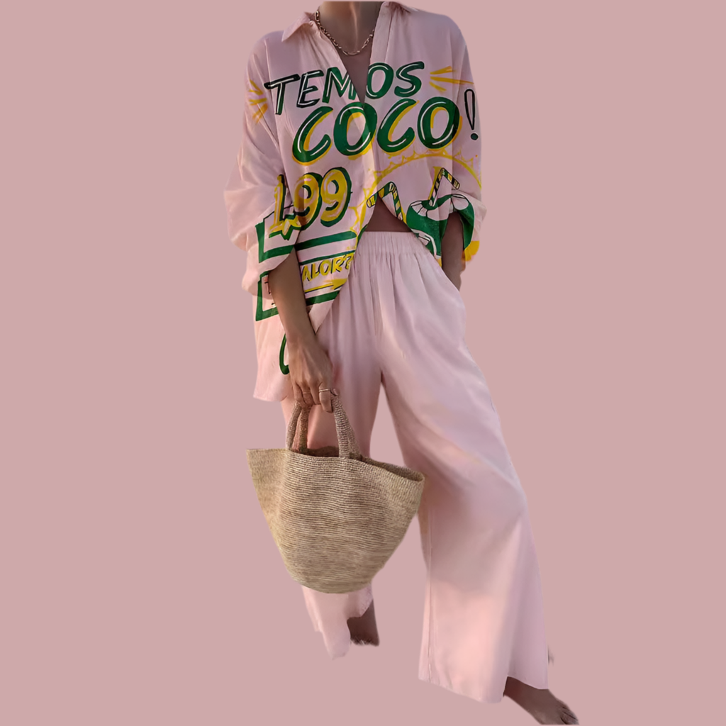 Maraki Resort Shirt & Trousers Set