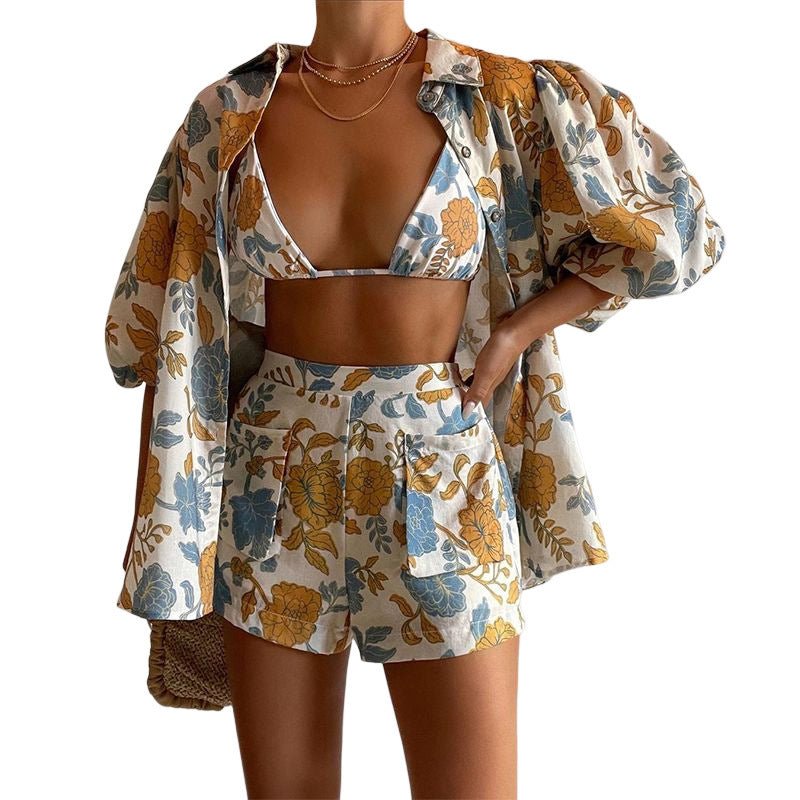 Fay Floral Three-Piece Set