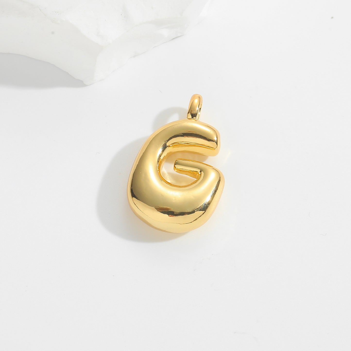 Bubble Letters Necklace Pendant