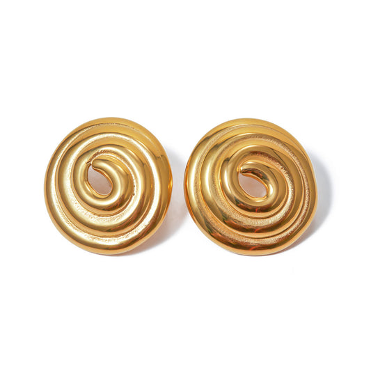 Beach Resort Gold Earrings