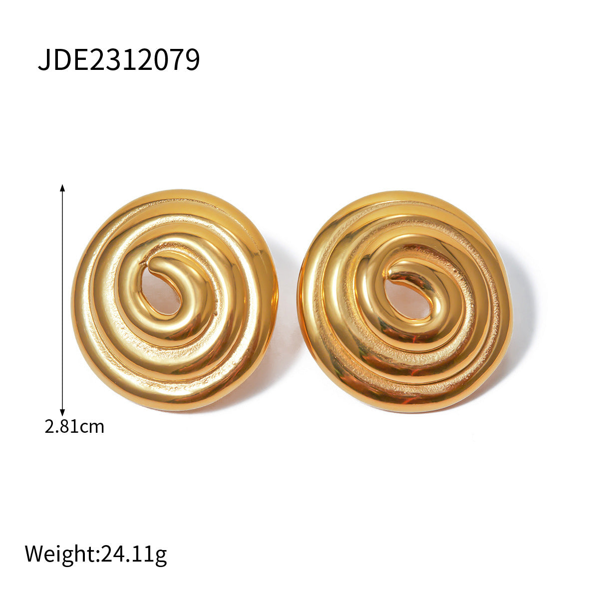 Beach Resort Gold Earrings