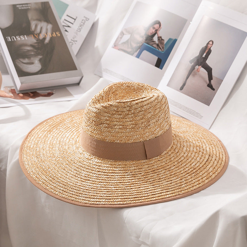 Classic Straw Brim Resort Hat