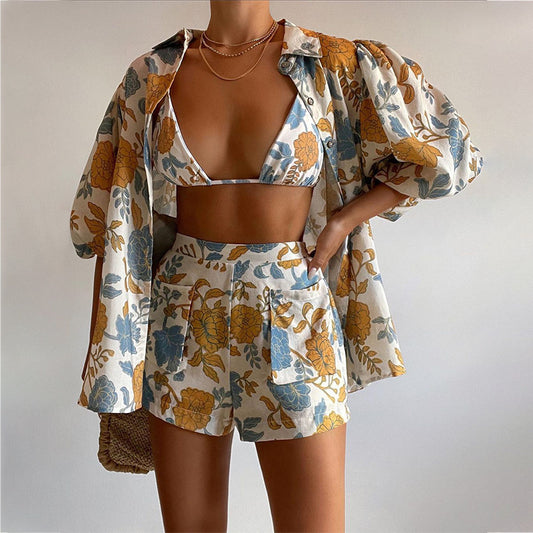 Fay Floral Three-Piece Set