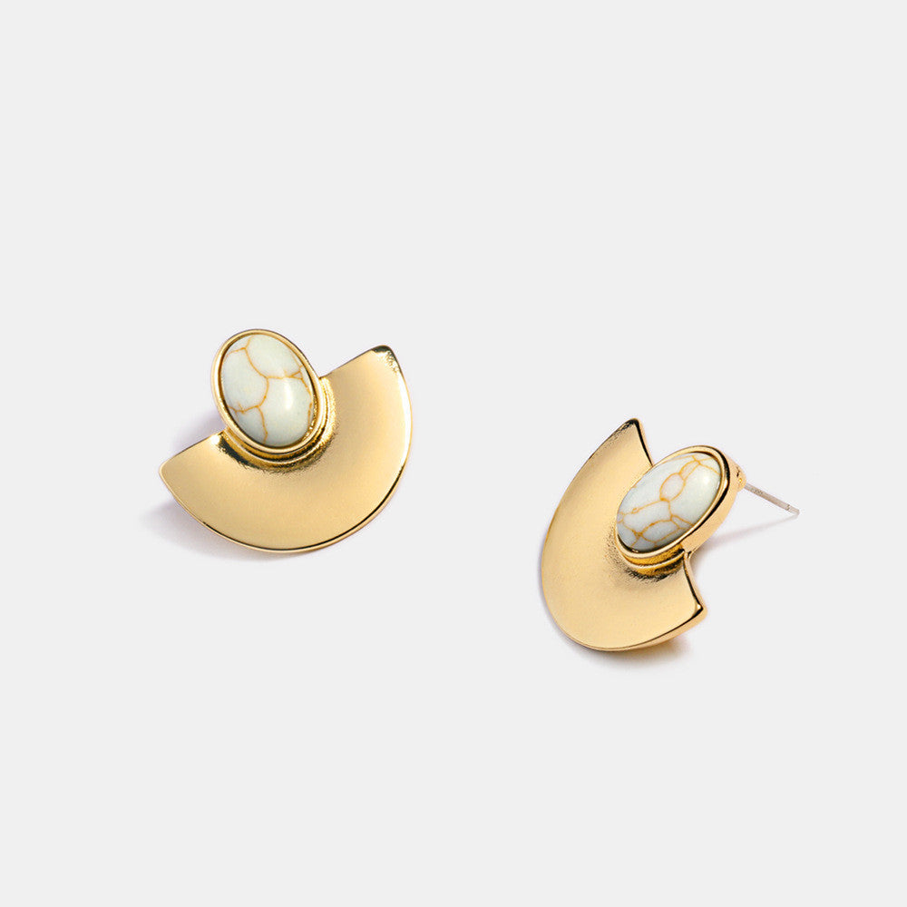 June Golden Earrings