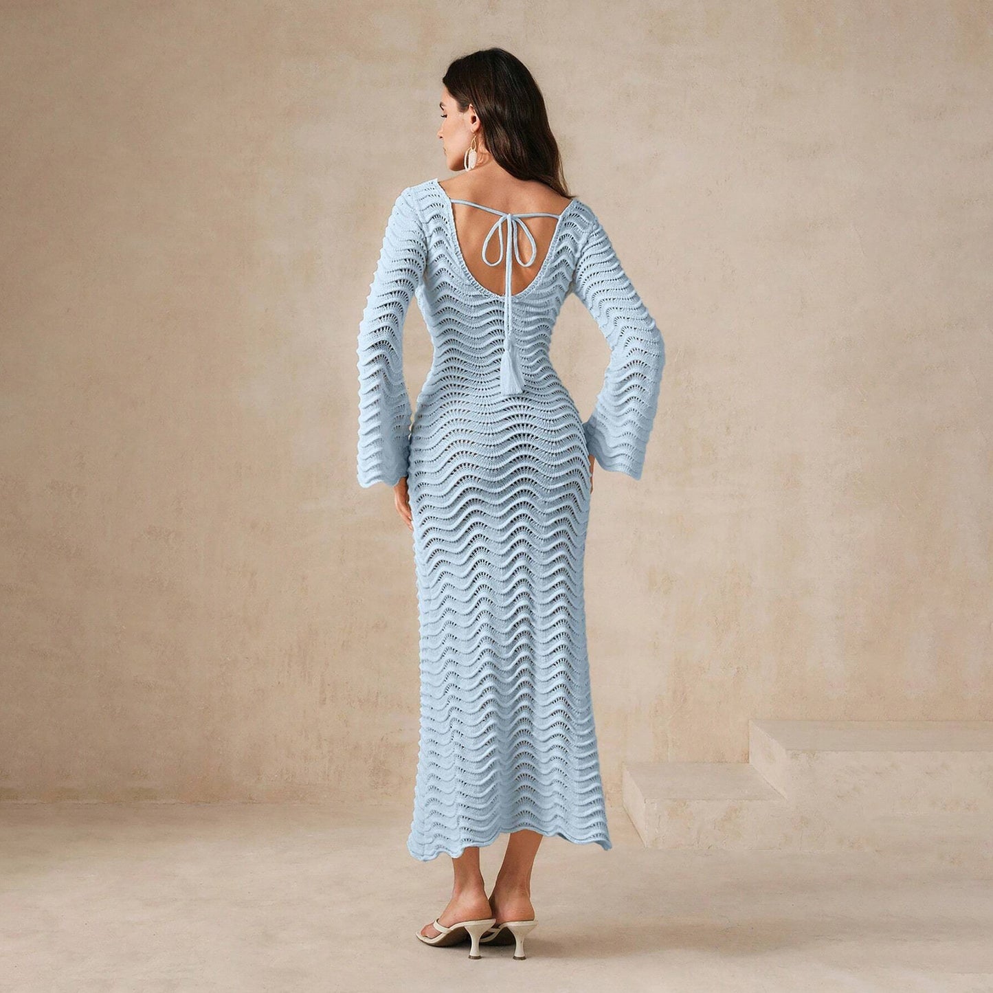 Isla Knitted Beach Day Cover-up