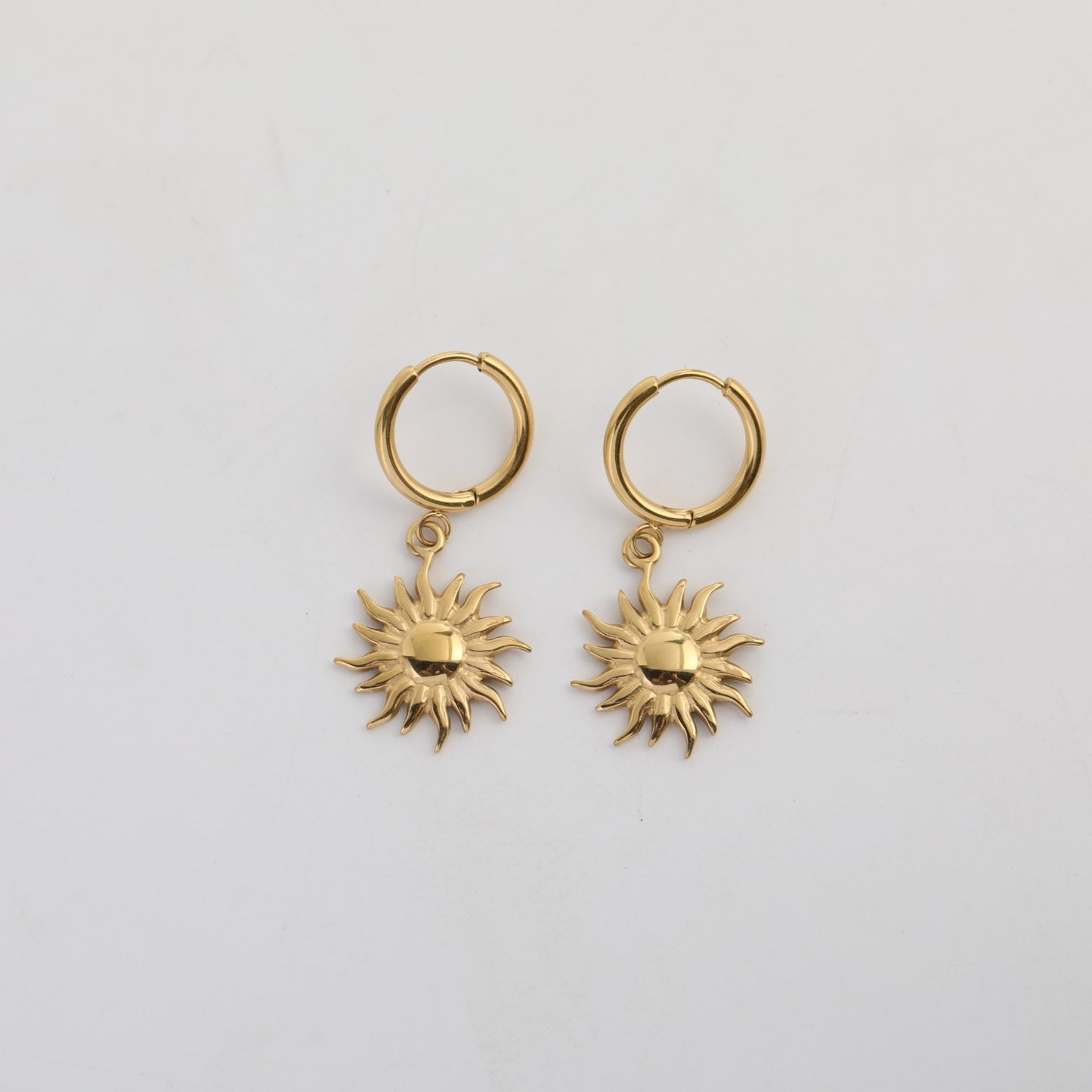 Sea Side Golden Ear Rings