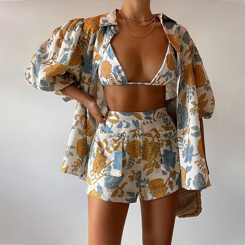 Fay Floral Three-Piece Set