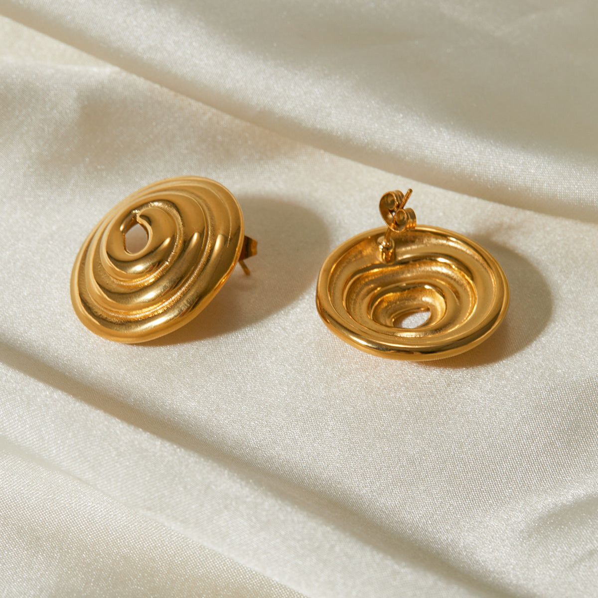Beach Resort Gold Earrings