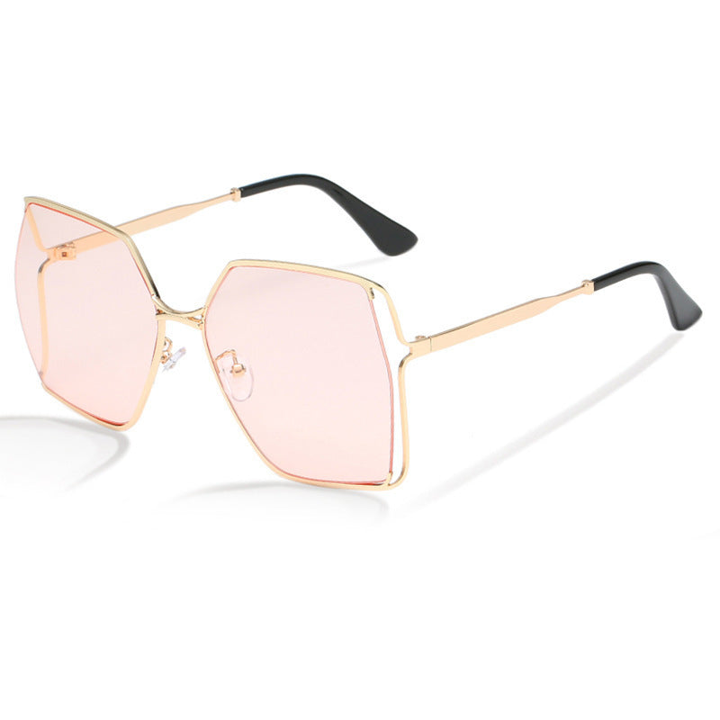 Retro Style Gold Frame Sunglasses